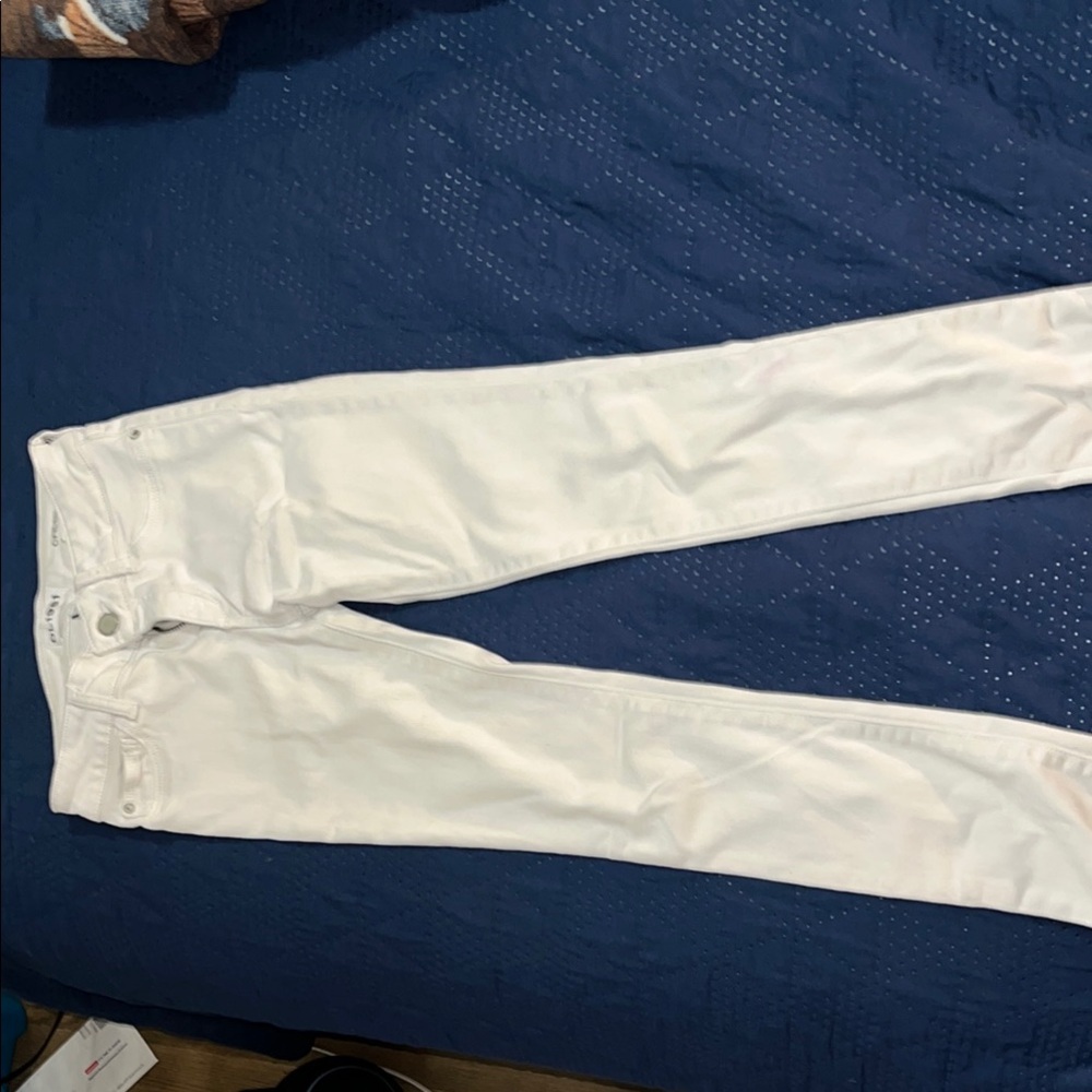 DL1961 White Slim Fit Jeans